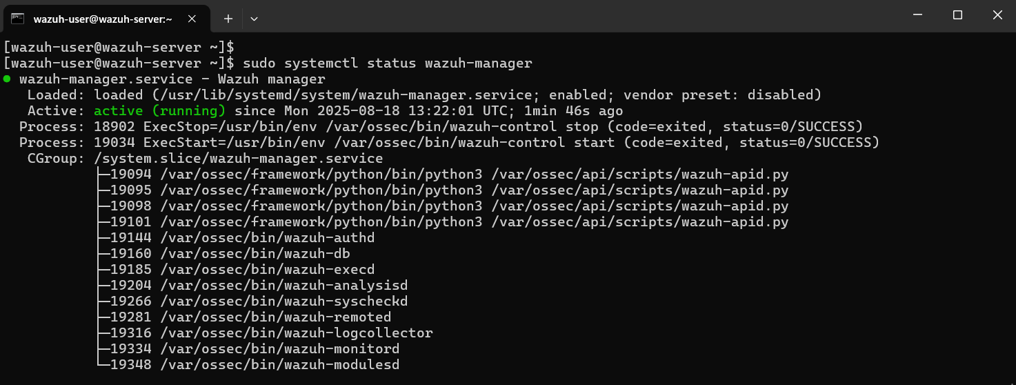 Wazuh Manager Installation